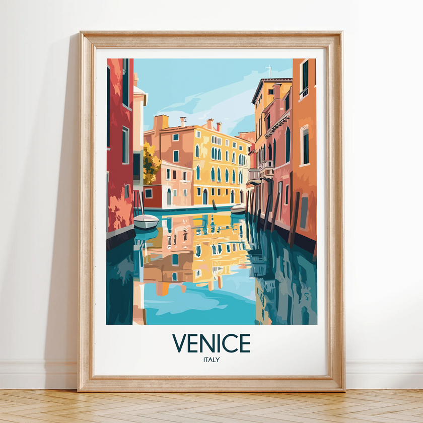 Venice Modern Travel Poster