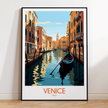Venice Modern Travel Poster
