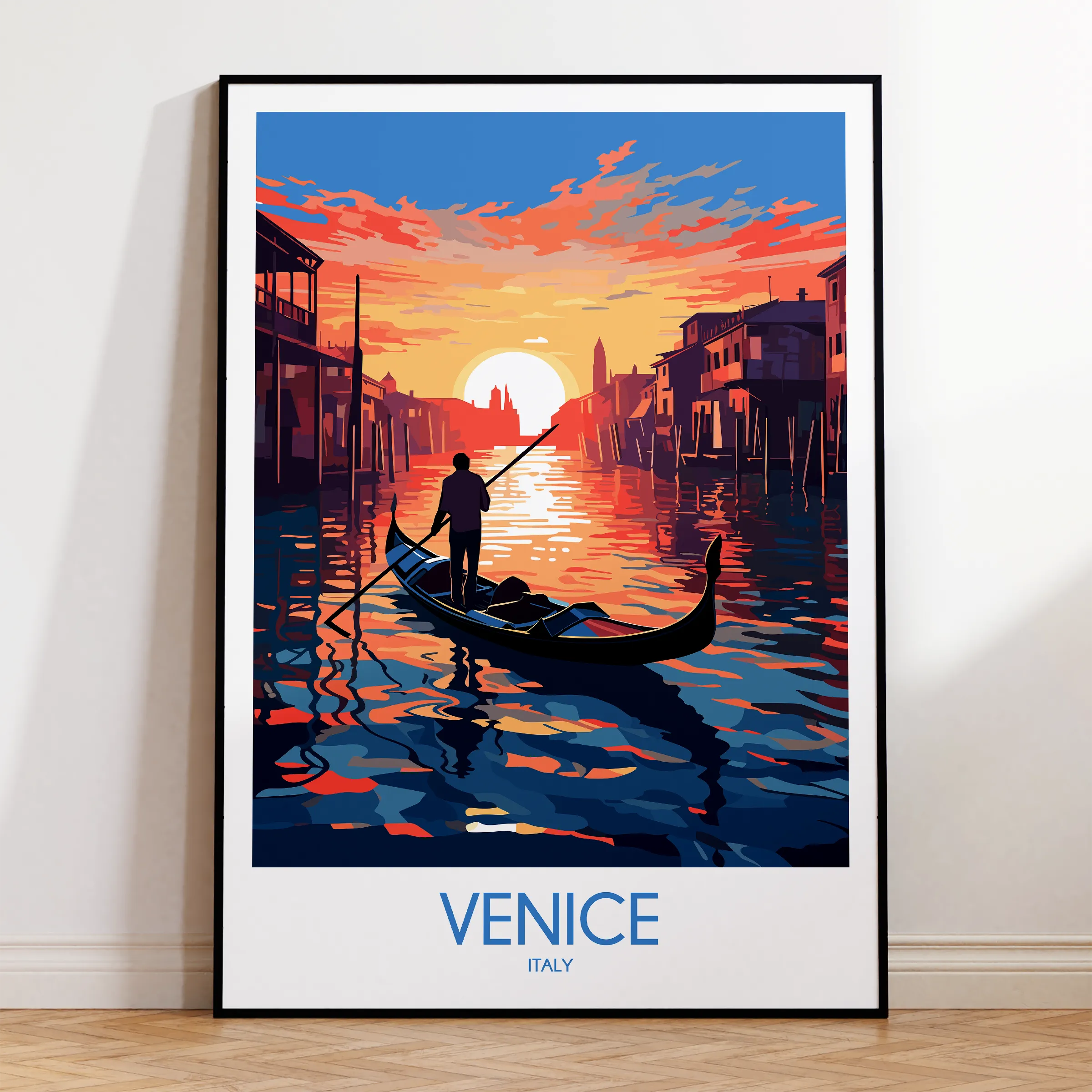 Venice Modern Travel Poster