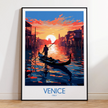 Venice Modern Travel Poster