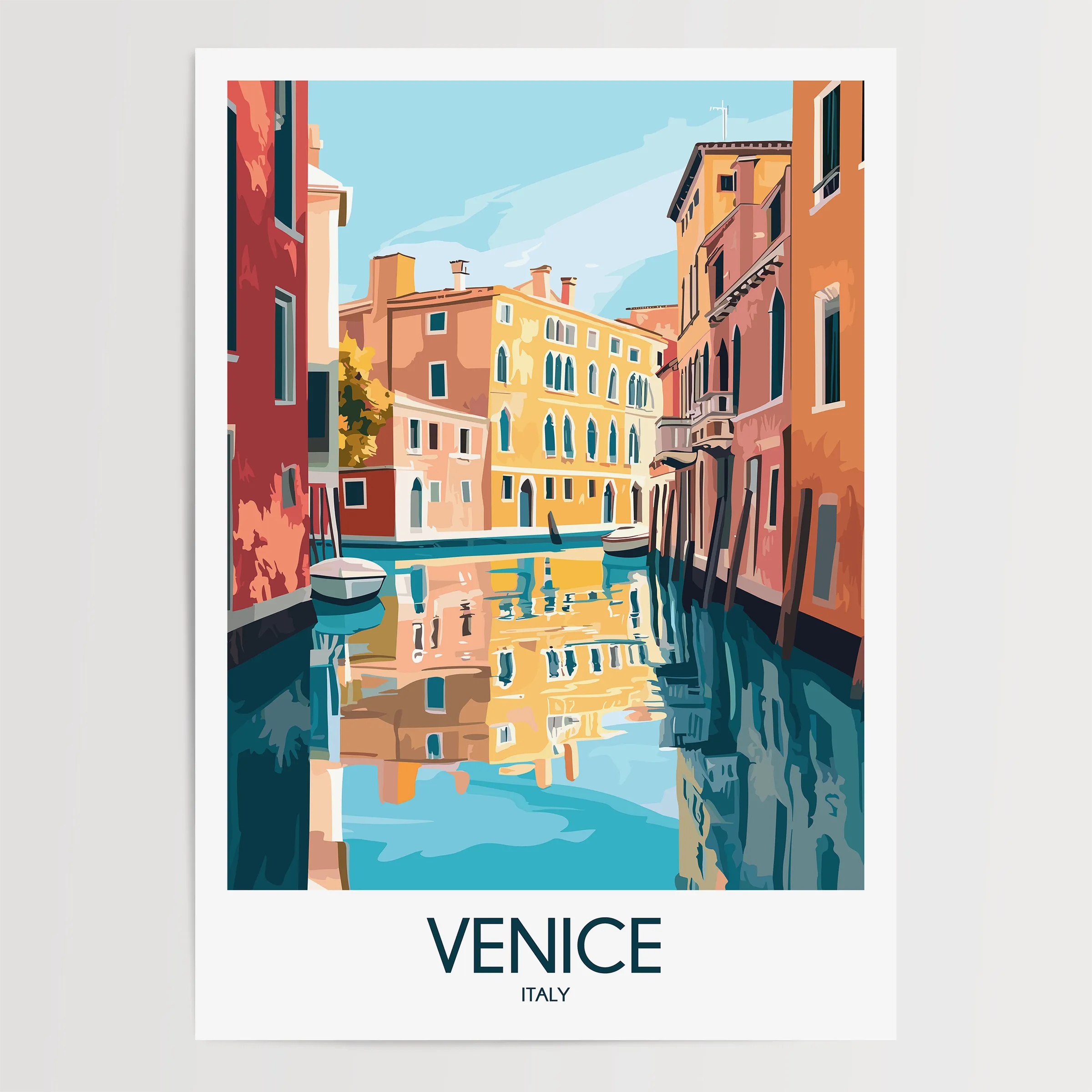 Venice Scenic Landscape Art