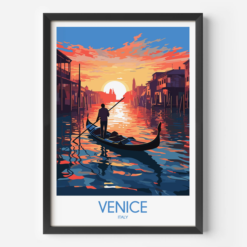 Venice Scenic Landscape Art