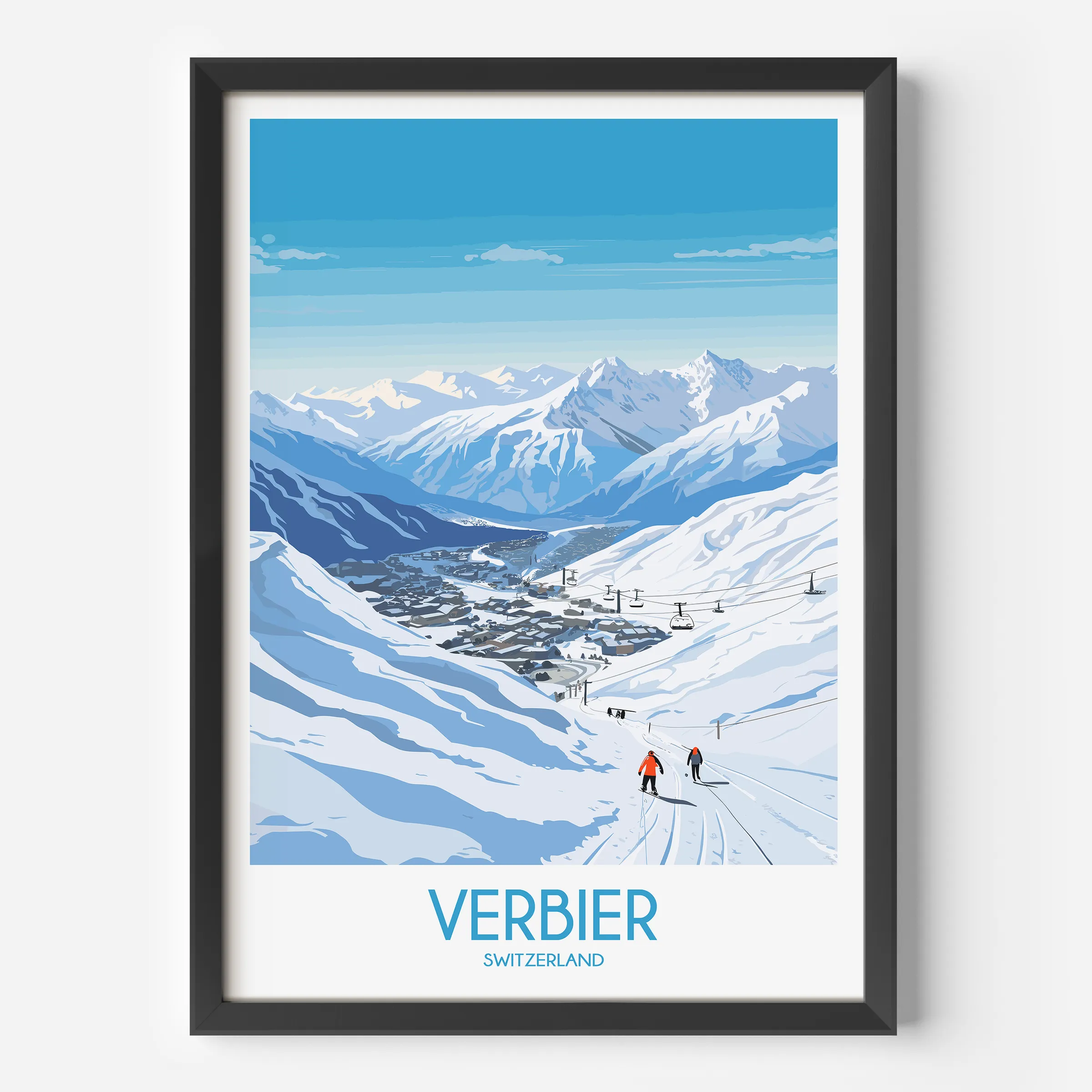Verbier Minimalist Wall Art