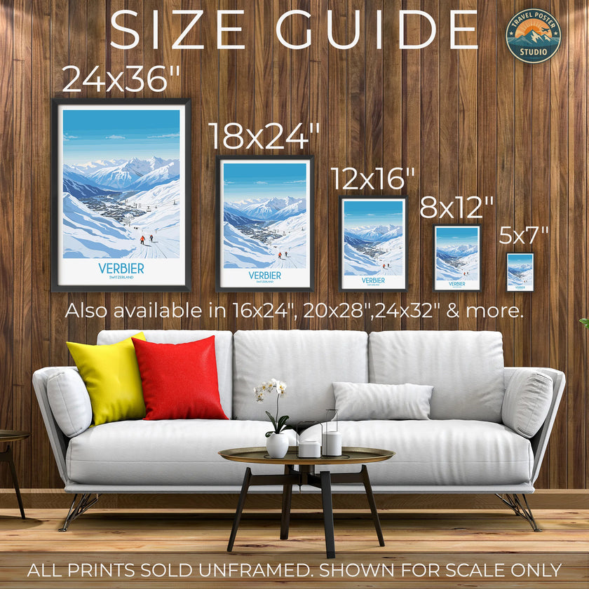 Verbier Scenic Landscape Art
