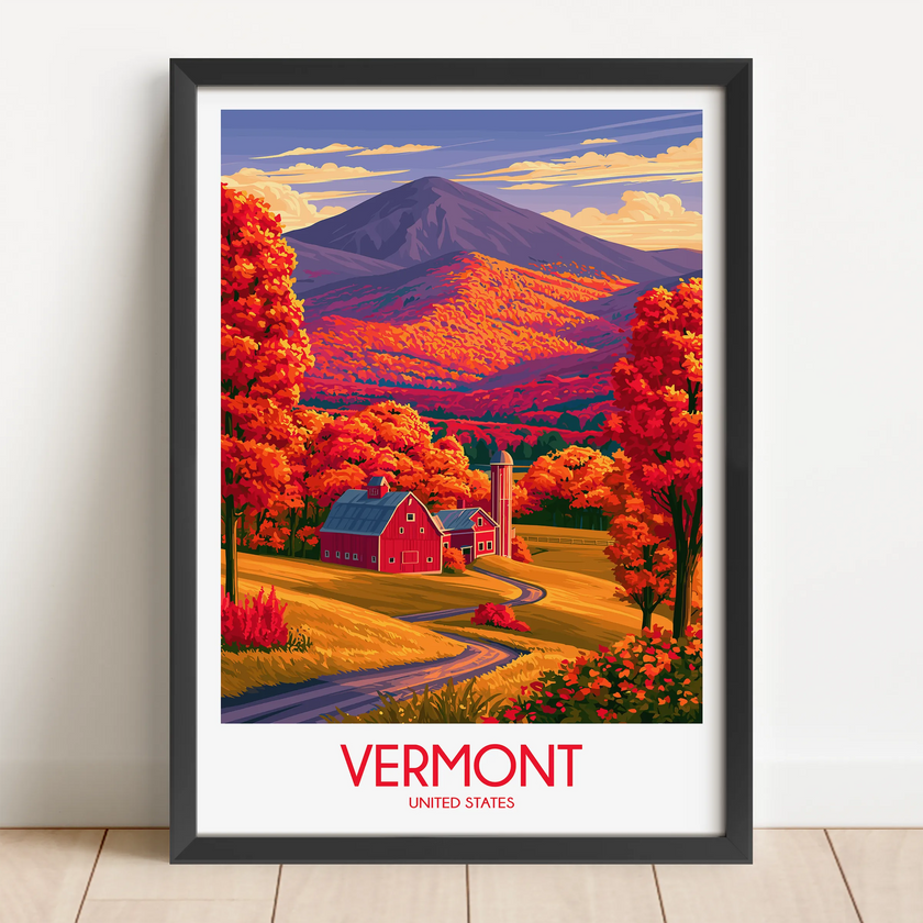 Vermont Minimalist Wall Art