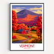 Vermont Scenic Landscape Art
