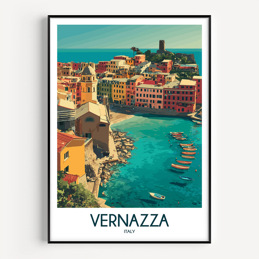 Vernazza Minimalist Wall Art