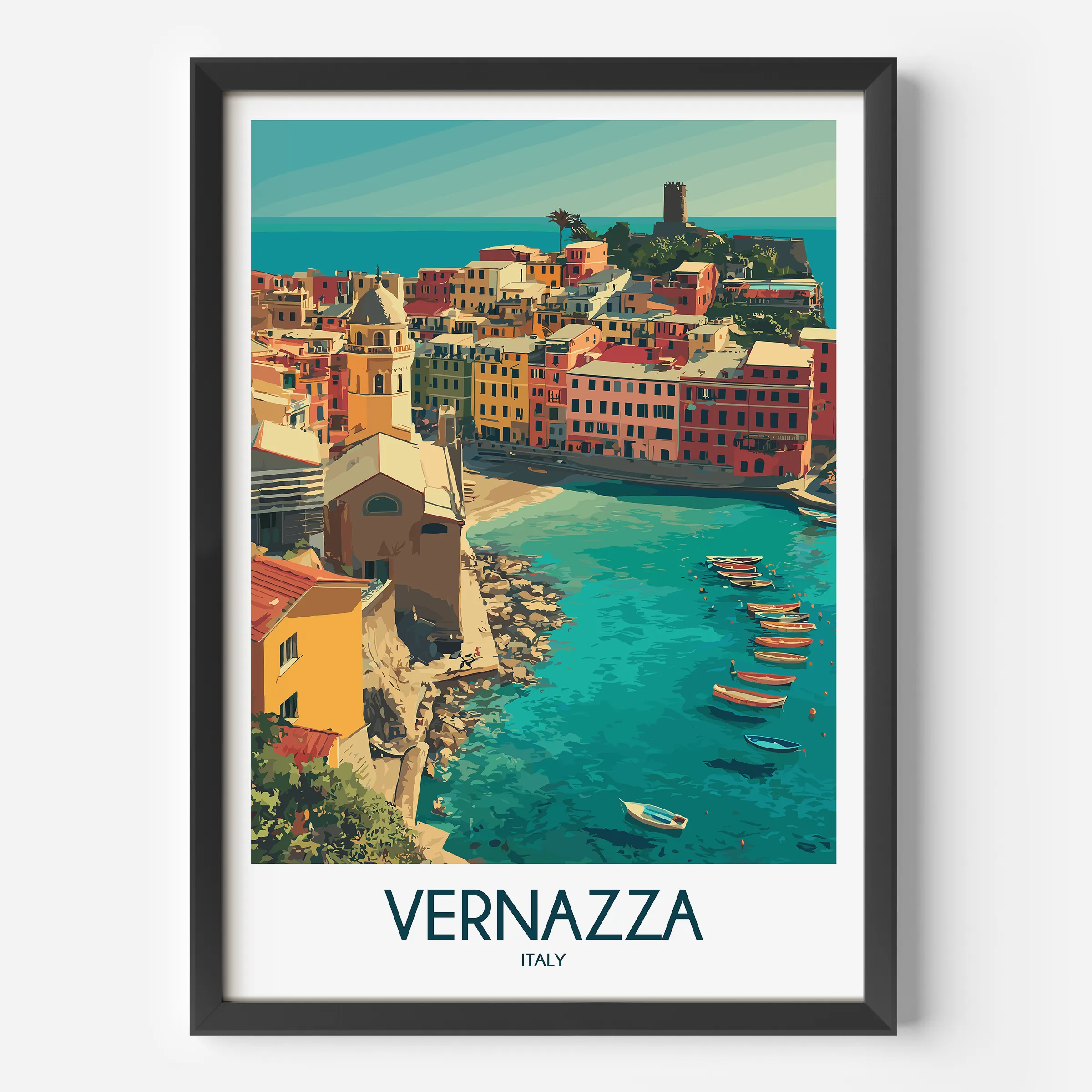 Vernazza Souvenir Poster Print