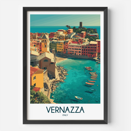 Vernazza Souvenir Poster Print