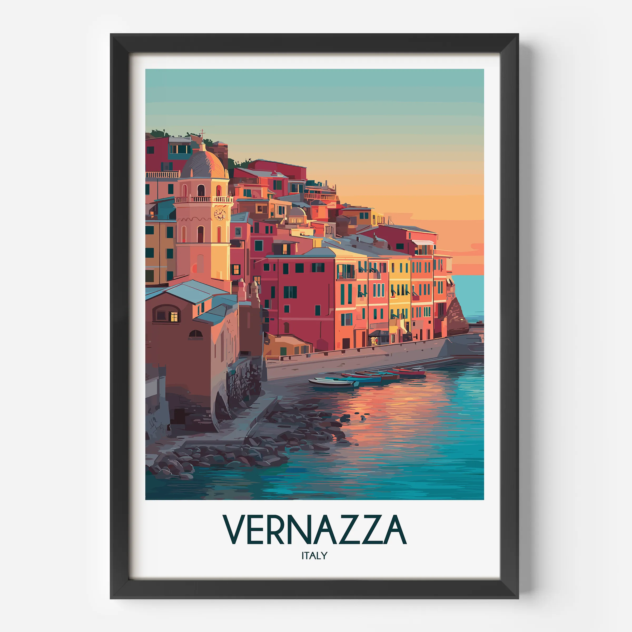 Vernazza Souvenir Poster Print