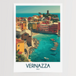 Vernazza Vintage Style Print