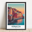 Vernazza Vintage Style Print