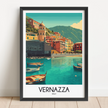 Vernazza Vintage Style Print