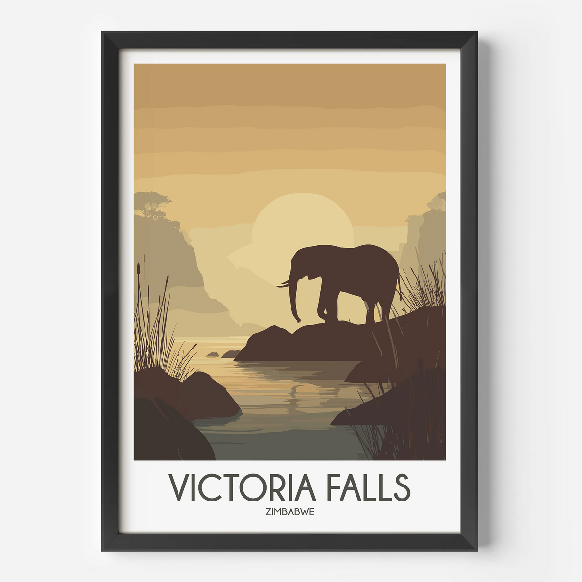 Victoria Falls Home Office Decor