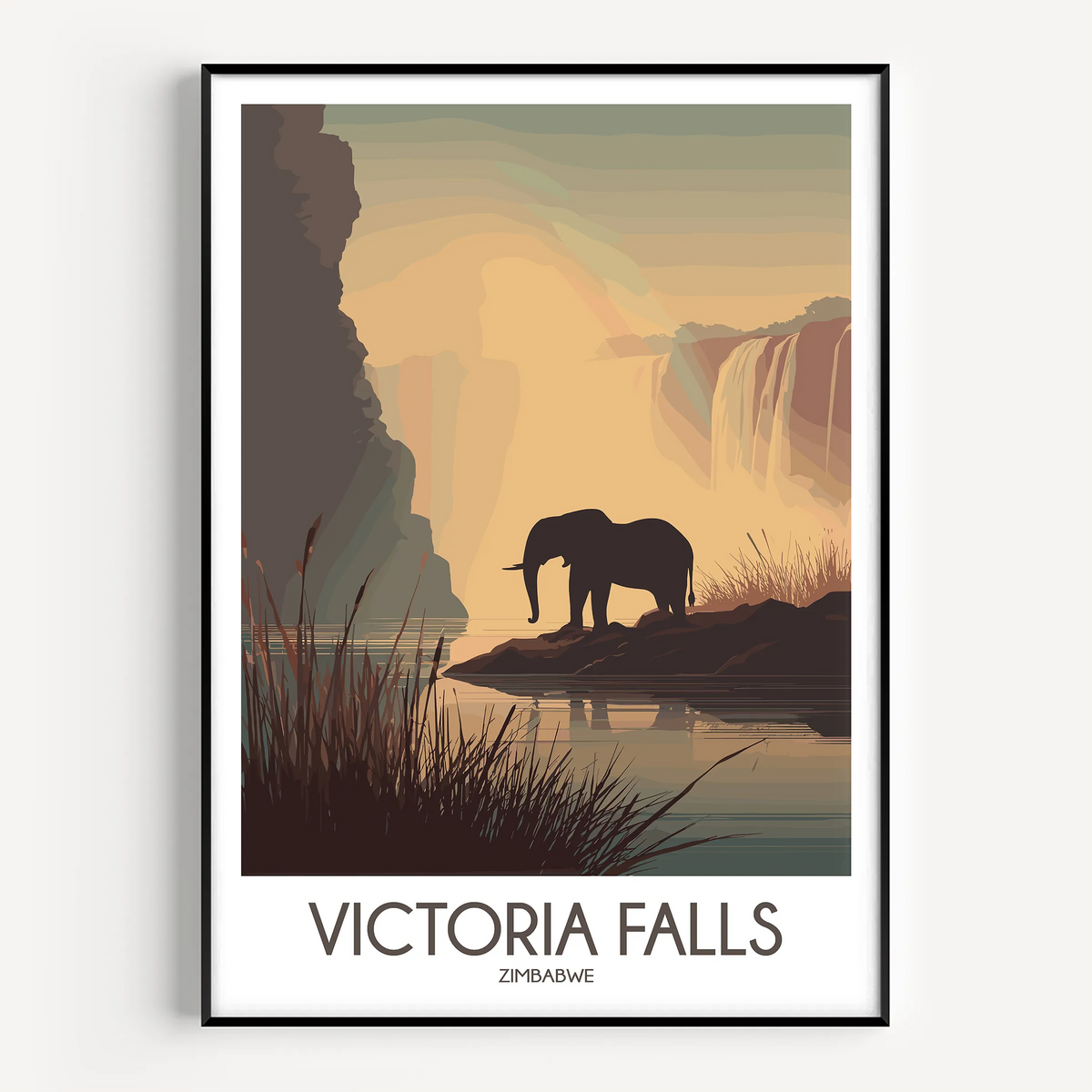 Victoria Falls Home Office Decor