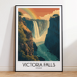 Victoria Falls Minimalist Wall Art