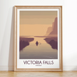 Victoria Falls Modern Travel Poster