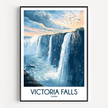 Victoria Falls Scenic Landscape Art