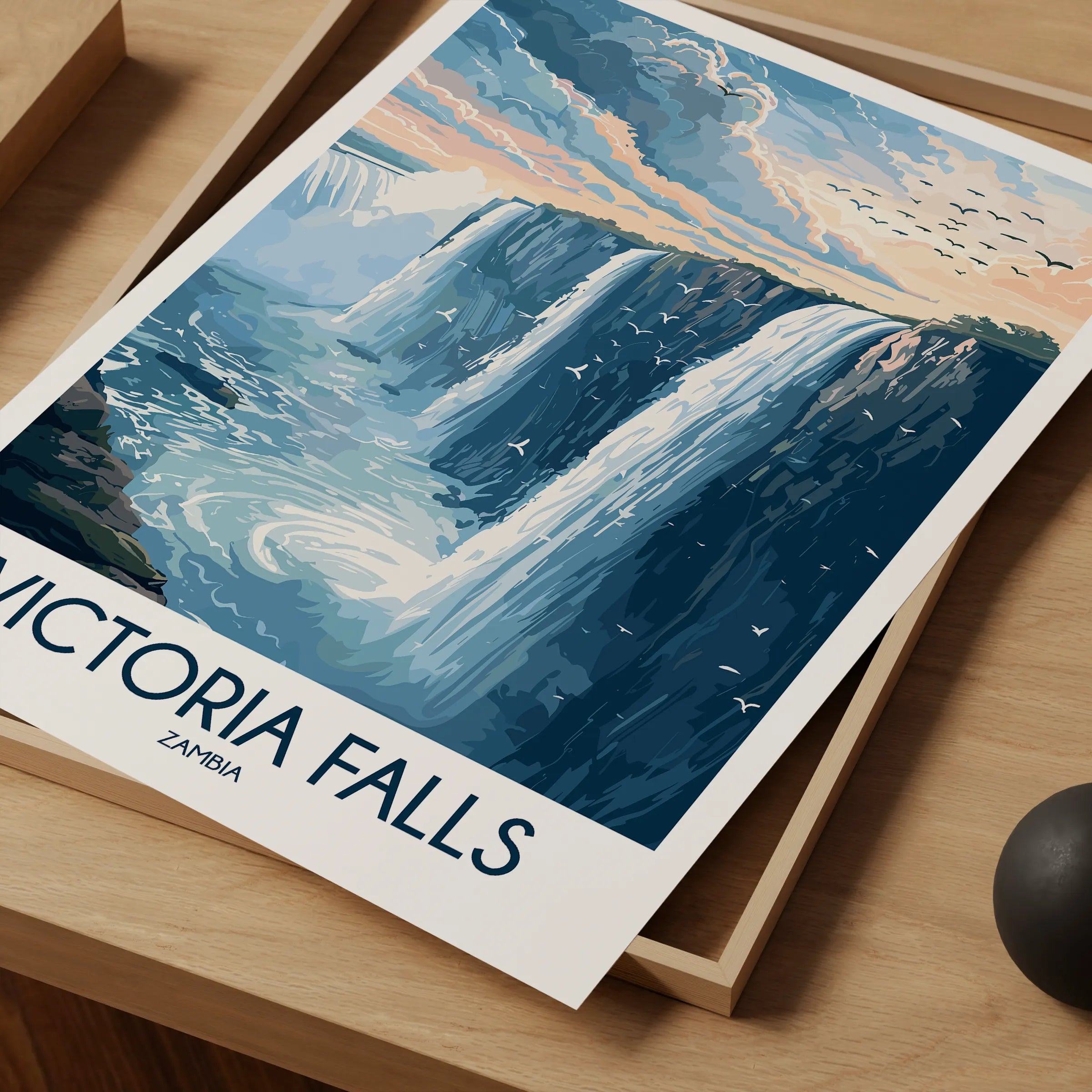 Victoria Falls Souvenir Poster Print