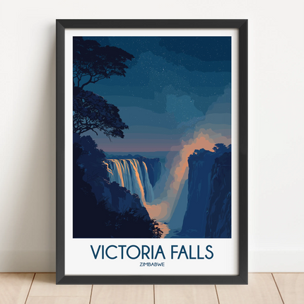 Victoria Falls Souvenir Poster Print