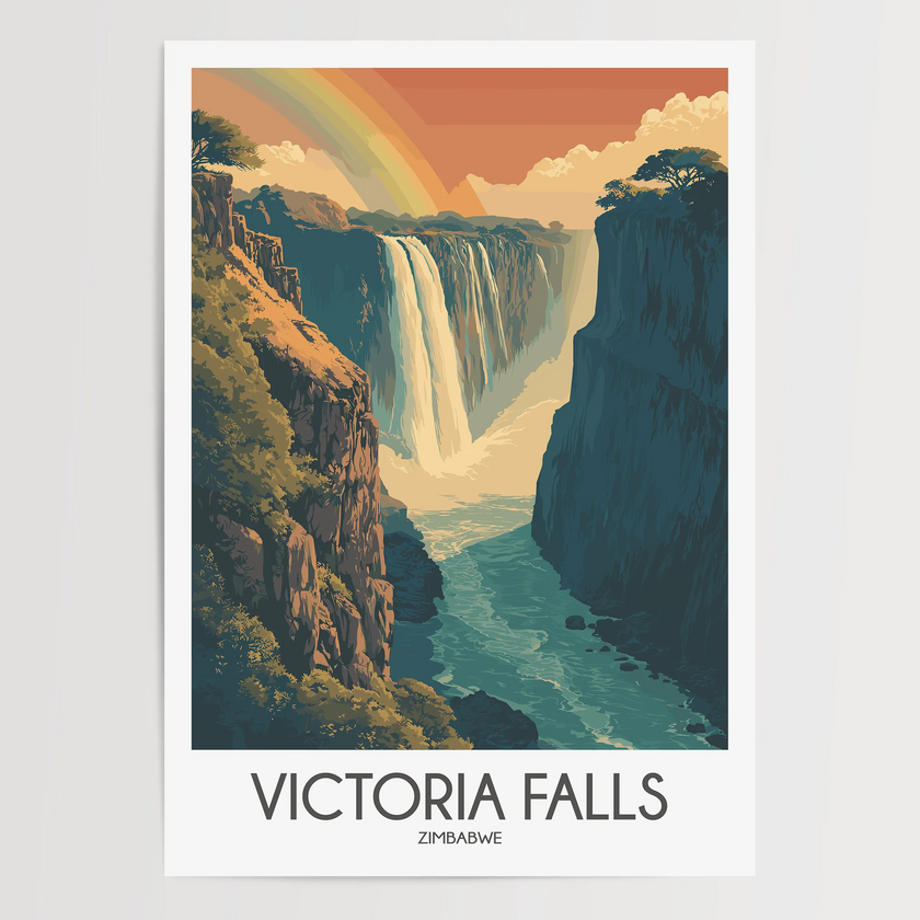 Victoria Falls Travel Memory Gift