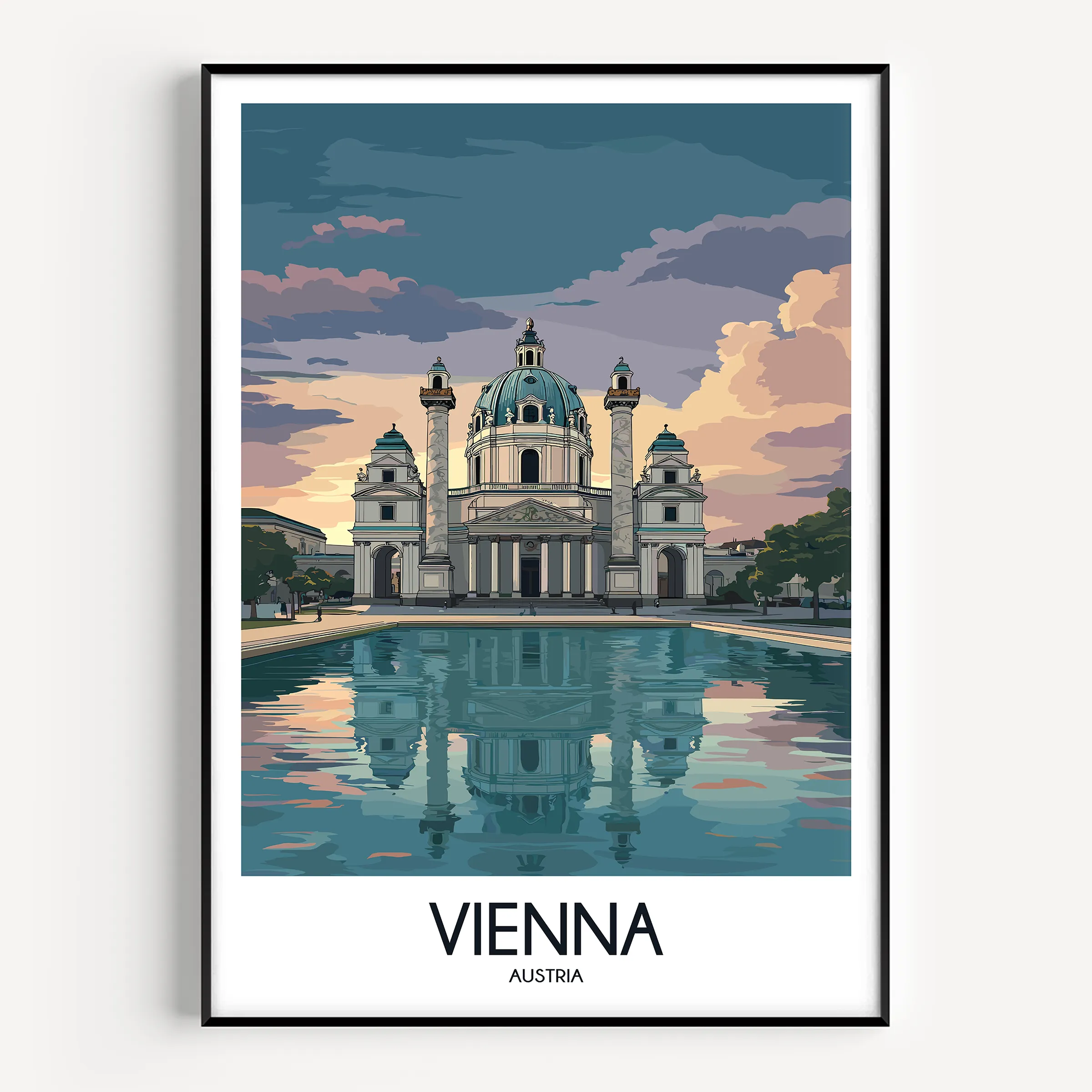 Vienna Destination Art Gift