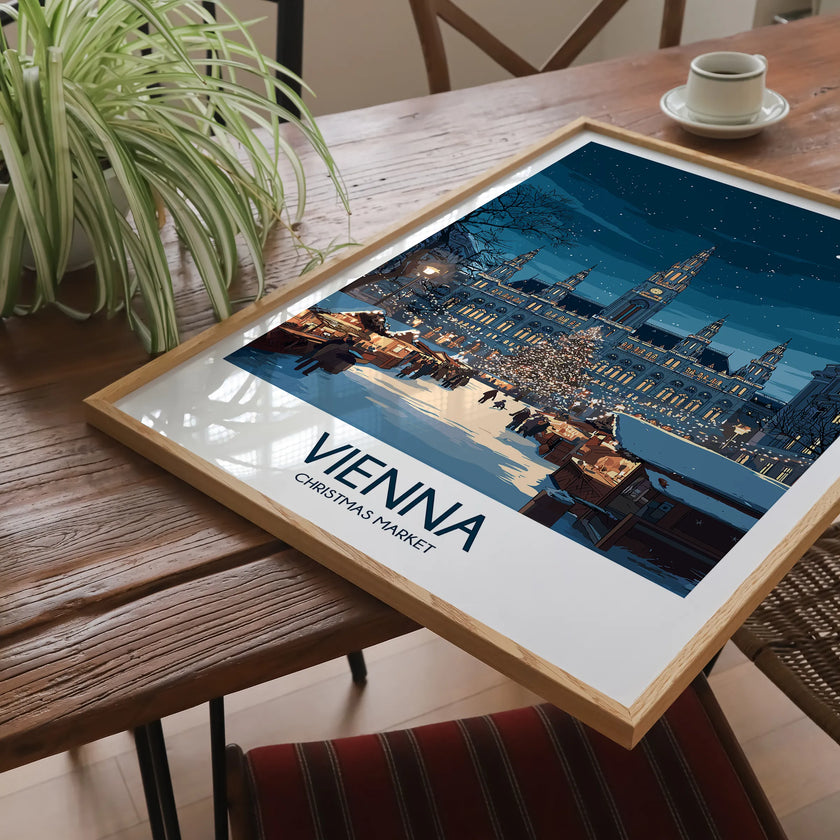 Vienna Modern Travel Poster