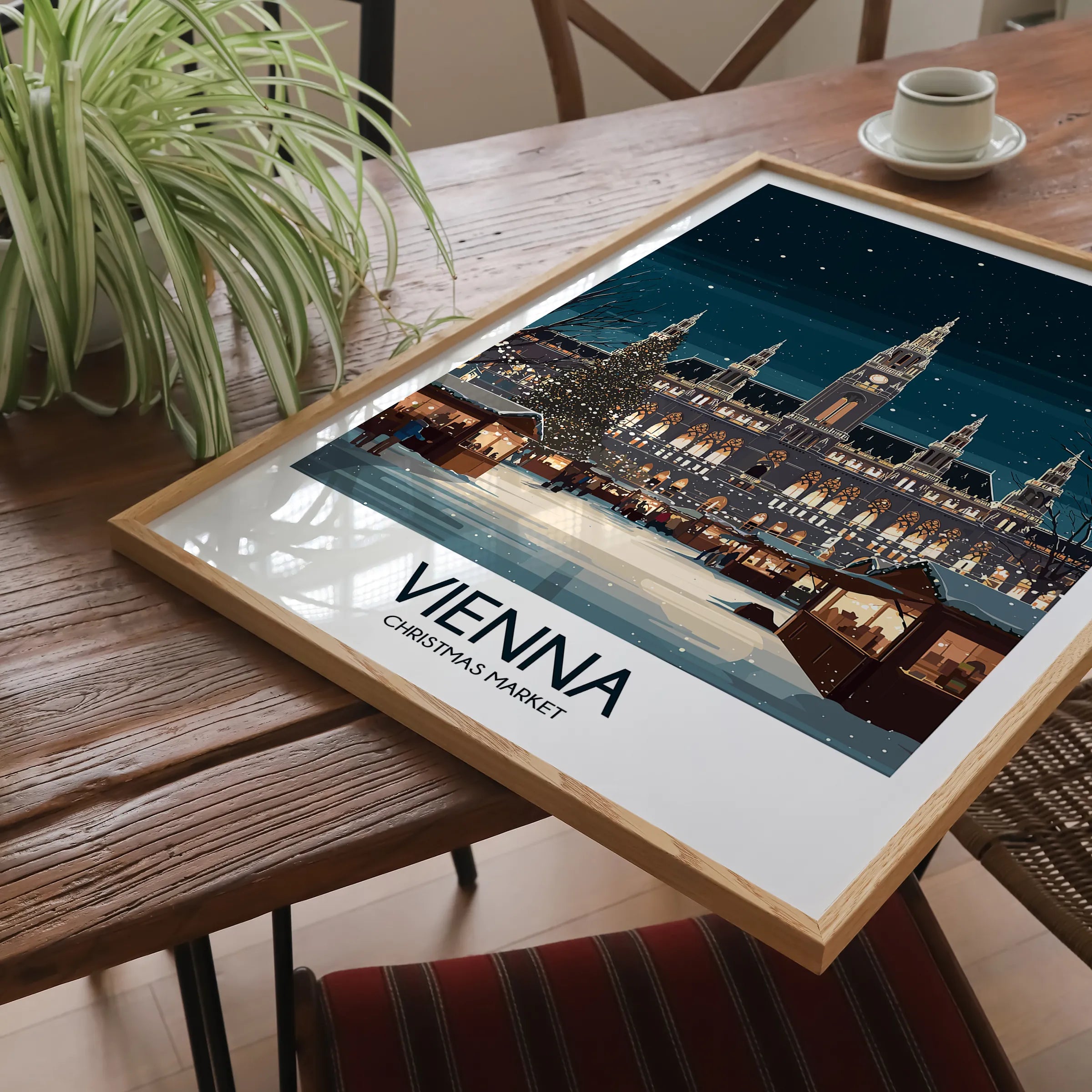 Vienna Modern Travel Poster