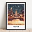 Vienna Modern Travel Poster