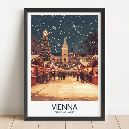 Vienna Modern Travel Poster