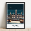 Vienna Retro Travel Illustration