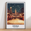 Vienna Retro Travel Illustration