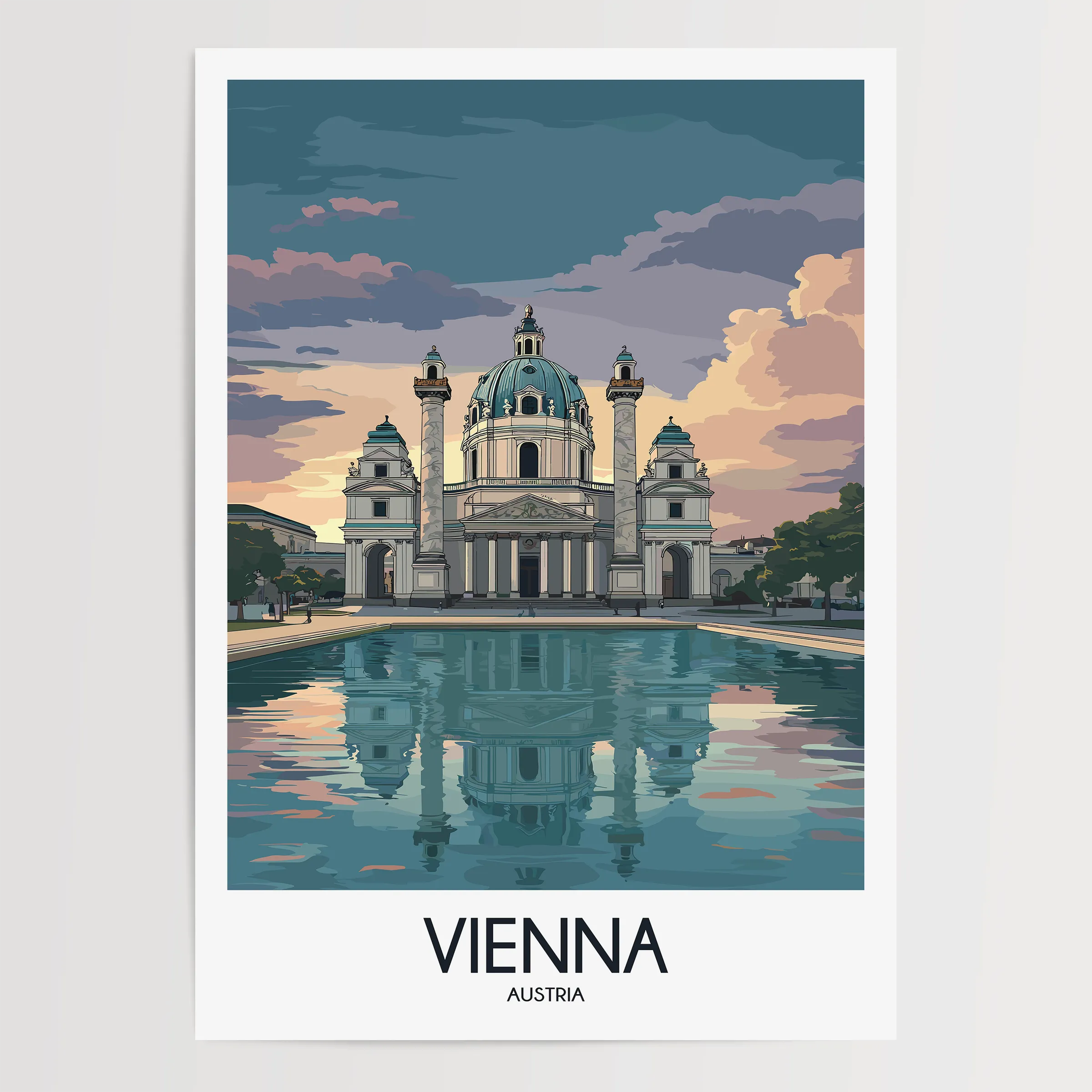 Vienna Scenic Landscape Art