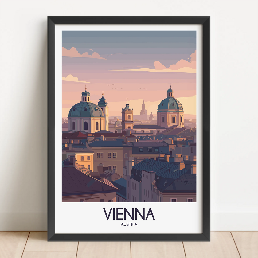 Vienna Vintage Style Print