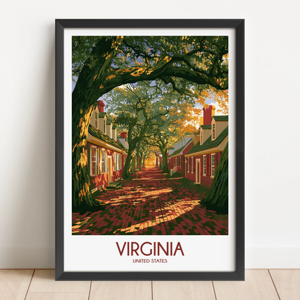 Virginia Destination Art Gift