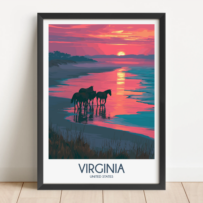 Virginia Minimalist Wall Art