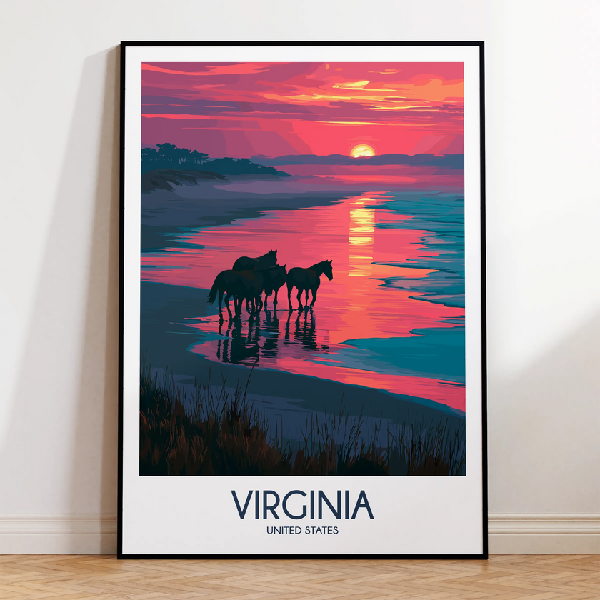 Virginia Souvenir Poster Print