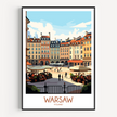 Warsaw Destination Art Gift