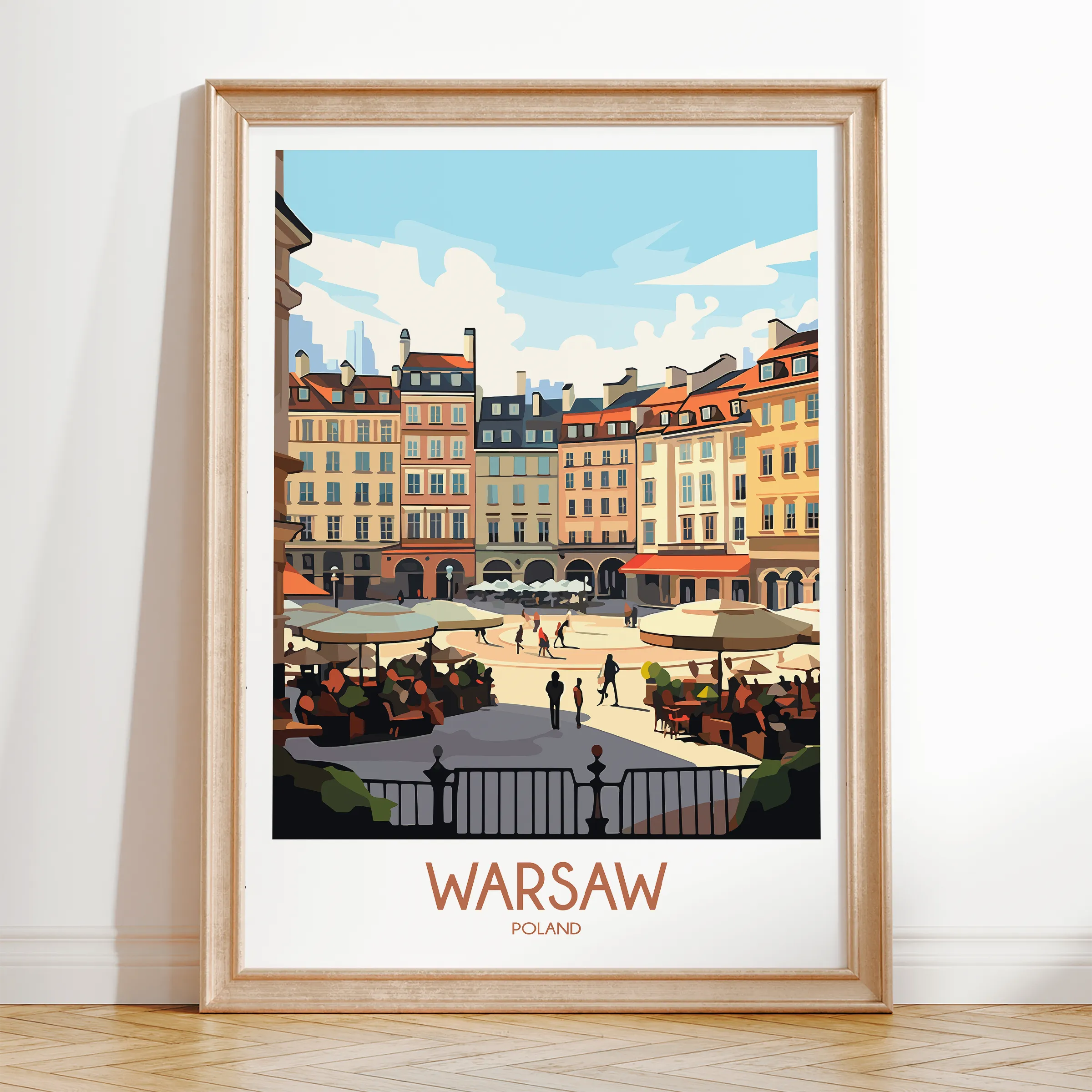 Warsaw Travel Memory Gift