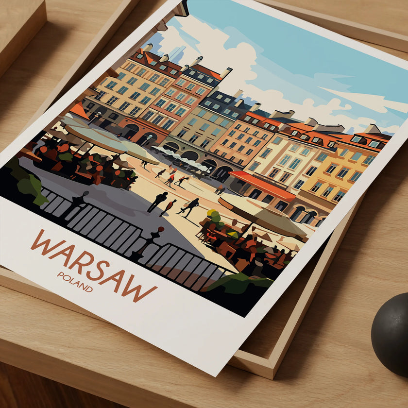 Warsaw Vintage Style Print