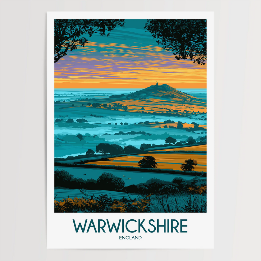 Warwickshire Destination Art Gift