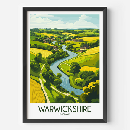 Warwickshire Minimalist Wall Art