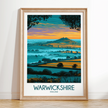Warwickshire Souvenir Poster Print