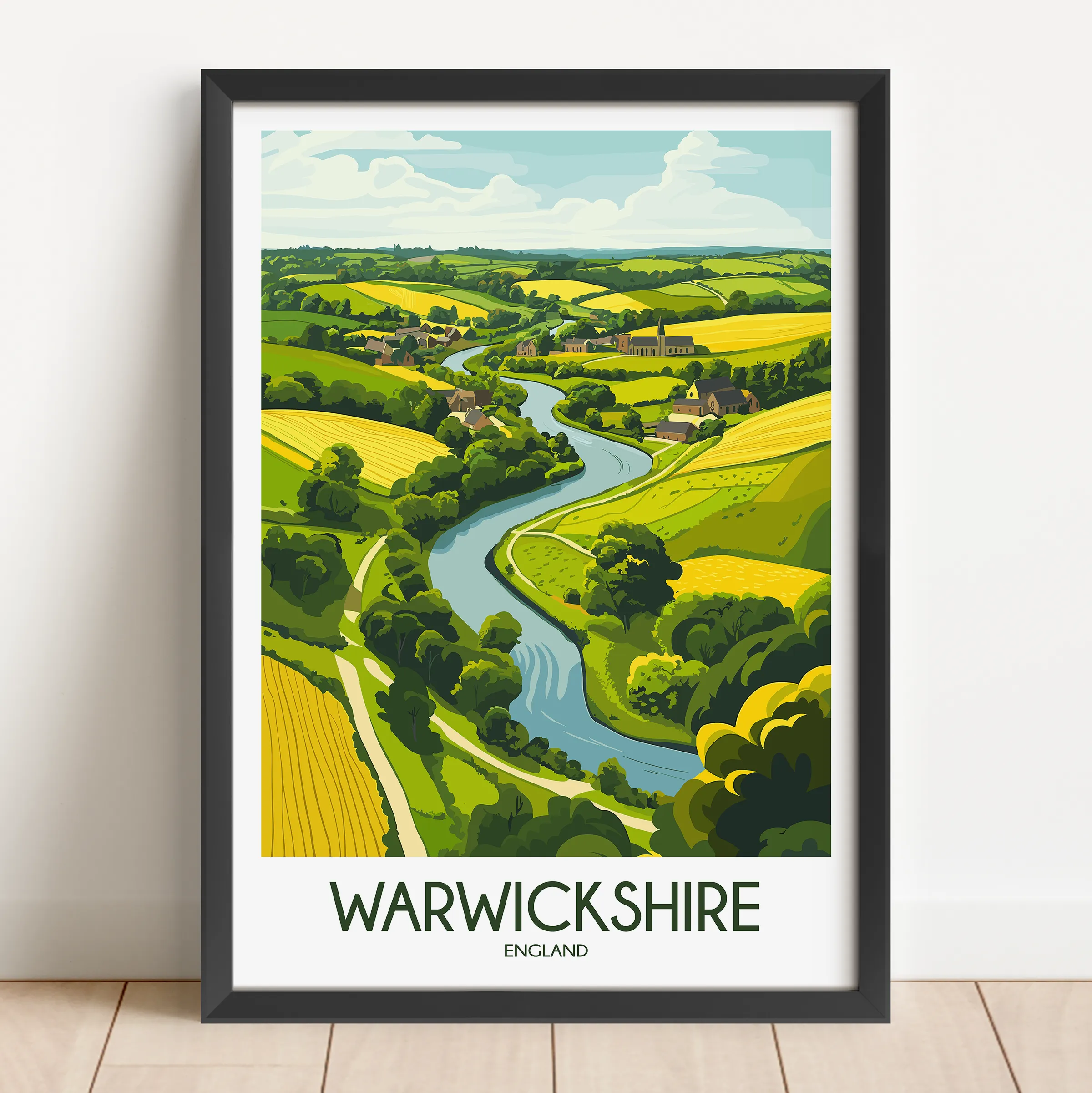 Warwickshire Travel Memory Gift