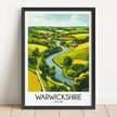 Warwickshire Travel Memory Gift