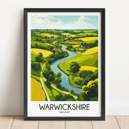 Warwickshire Travel Memory Gift