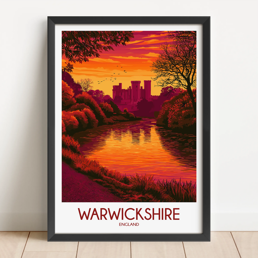 Warwickshire Travel Memory Gift