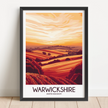 Warwickshire Travel Memory Gift