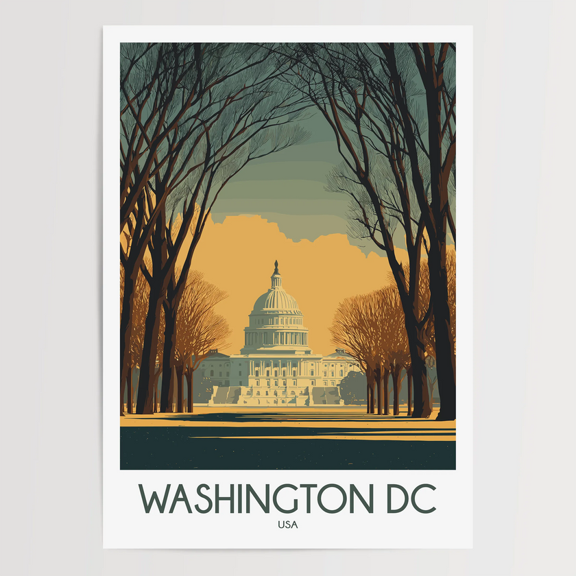 Washington Dc Destination Art Gift