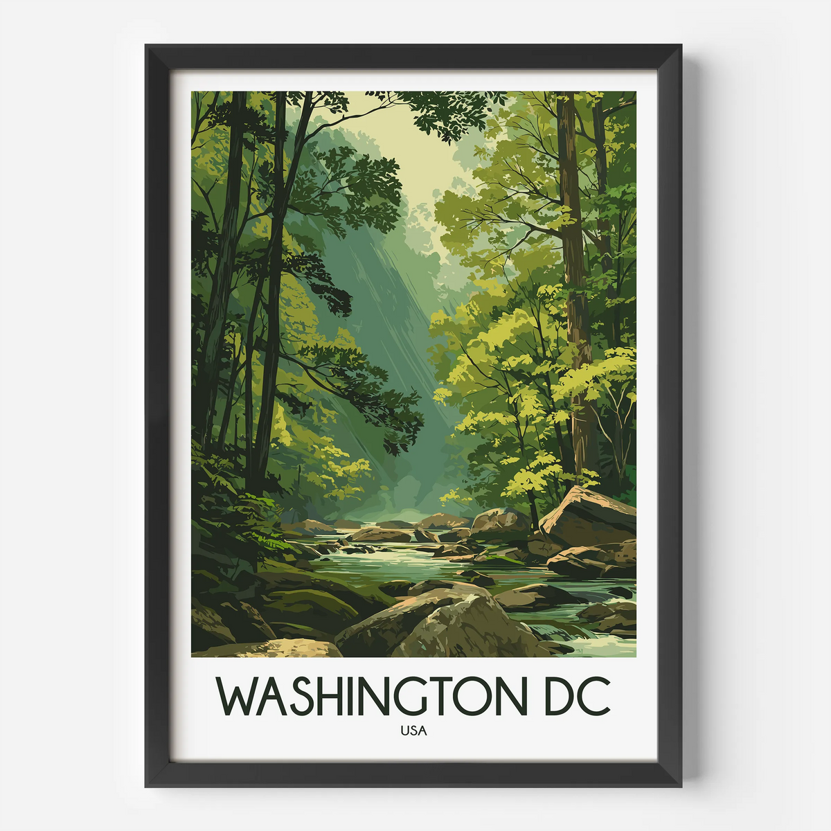 Washington Dc Minimalist Wall Art